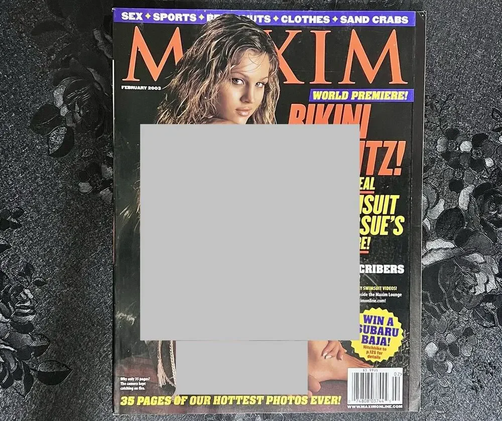 Maxim Magazine # 62 Feb 2003 Bikini Blitz Swim Suite Issue